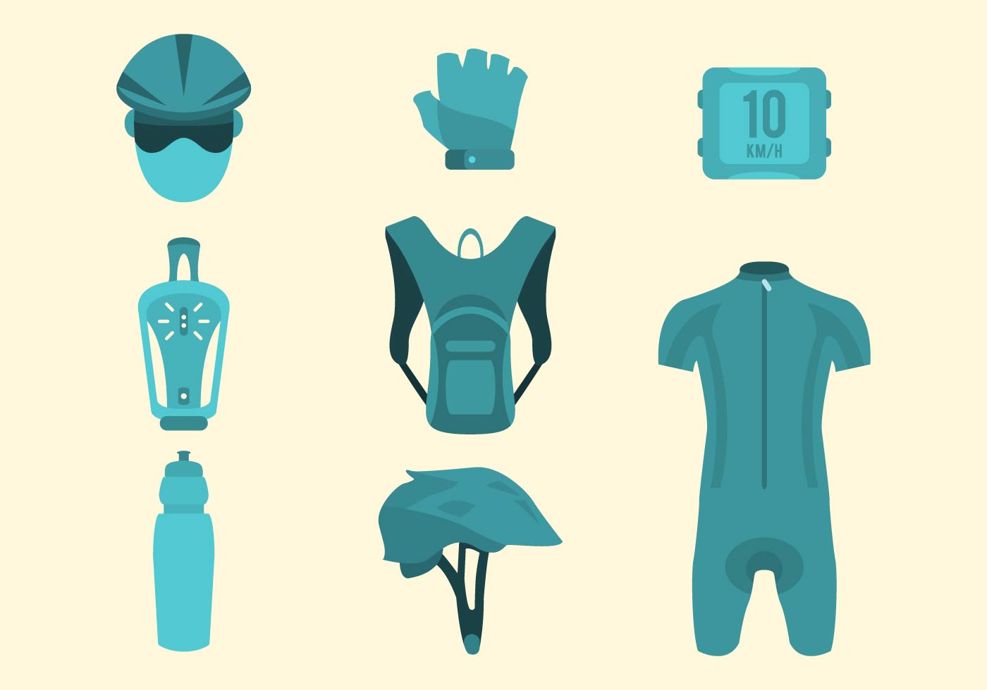 Free Bike Gear Vector Collection 141722 Vector Art at Vecteezy
