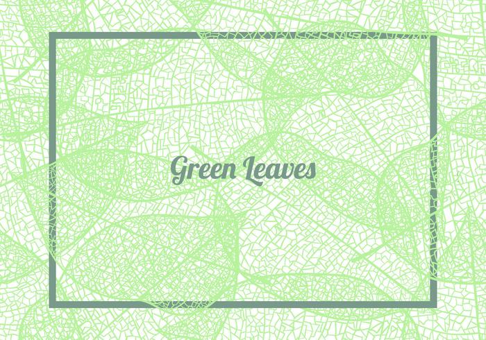 Seamless Pattern Background Of Green Leaves vector