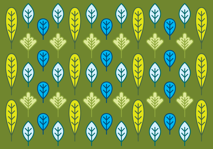 Simple Bright Leaf Background Vector