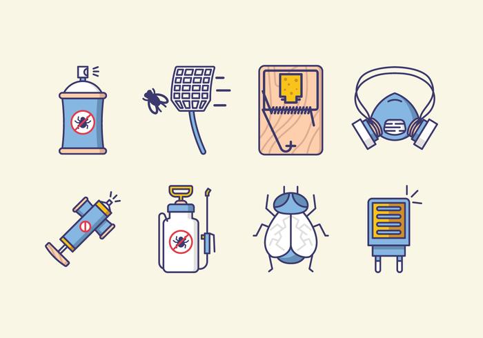 Pest Control Icons vector