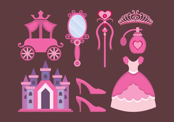 Princesa Design Elements vector