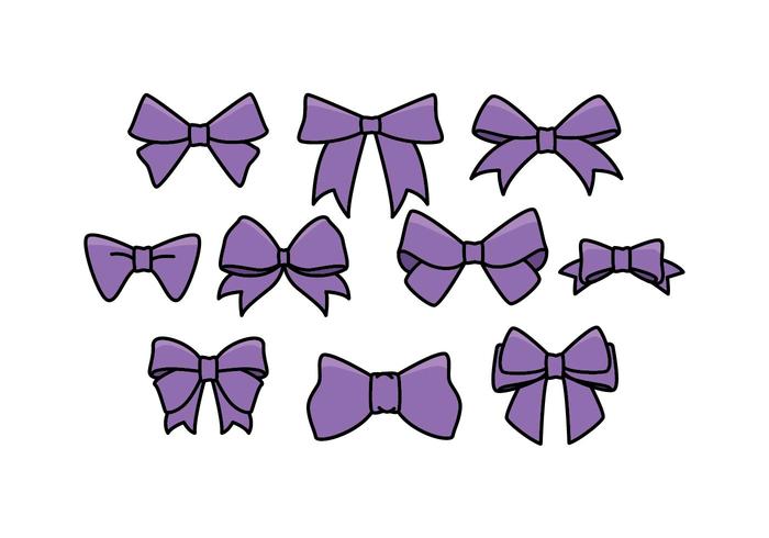 Free Hair Ribbon Vector Free Hair Ribbon Vector