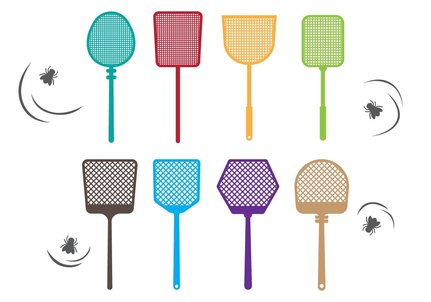 Free Fly Swatter Vector Collection 141979 Vector Art at Vecteezy