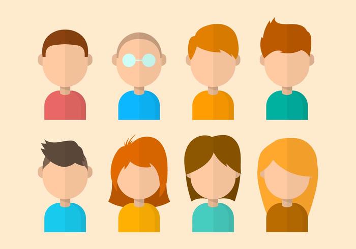 Free Personas Vector Collection