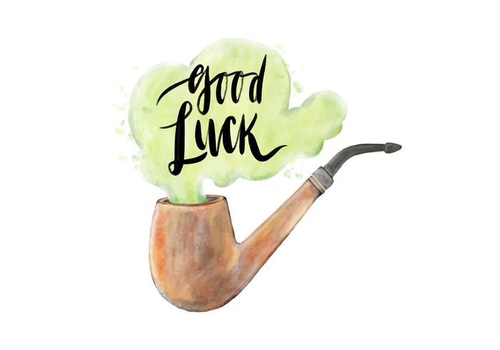 Saint Patrick's Day Watercolor Illustration vector