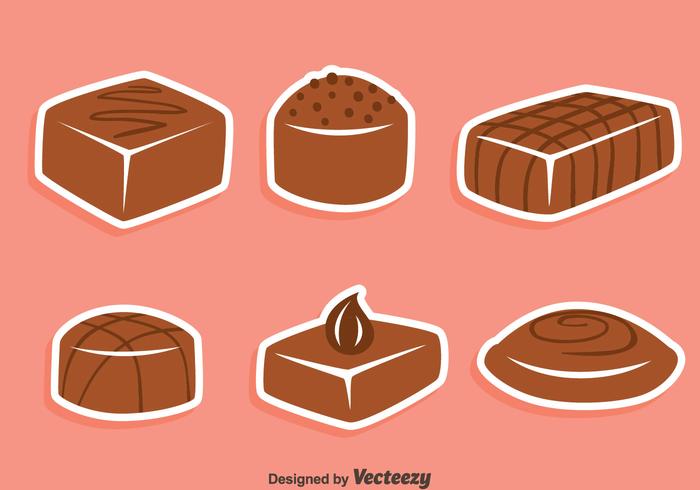 Yummy Chocolate Candy Vectors