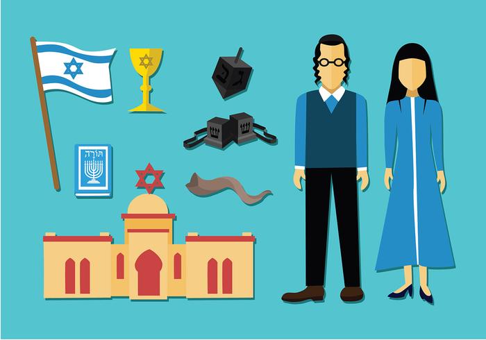 Traditional Jewish Icon Free Vector