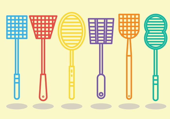 Free Fly Swatter Icons Vector