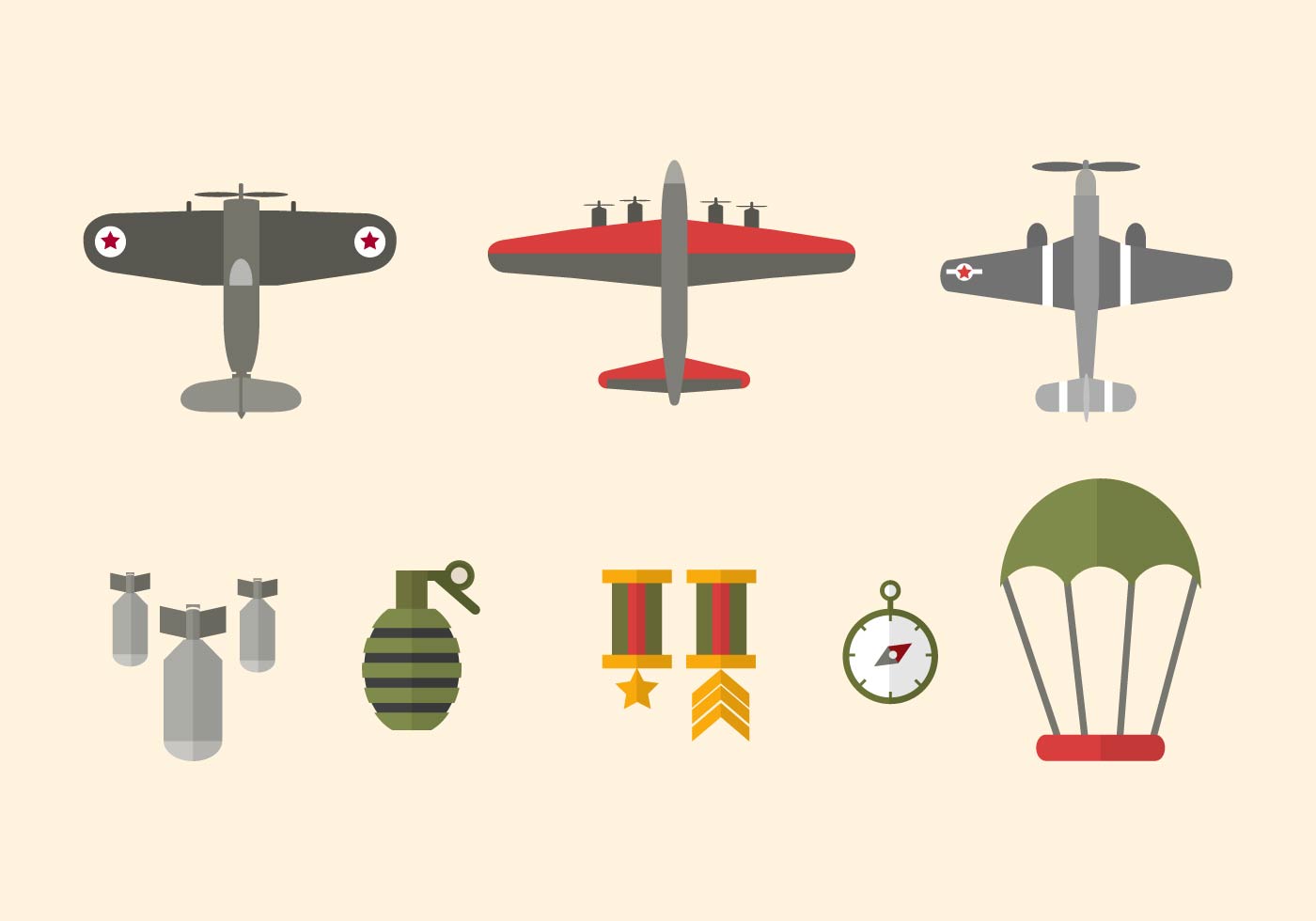 Flat World War Vectors 142114 Vector Art at Vecteezy