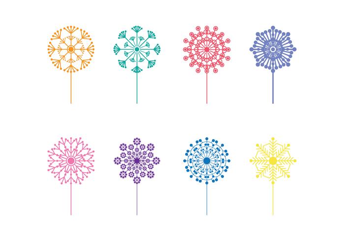 Blowball libre Vector Pack