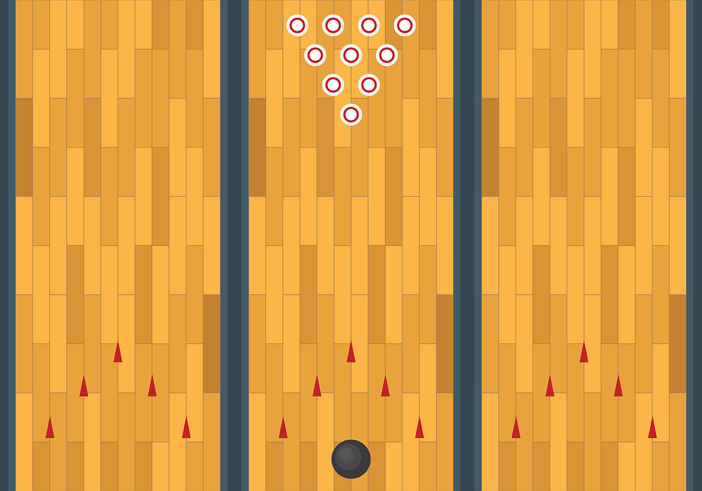 Bowling Lane Vector Art, Icons, and Graphics for Free Download