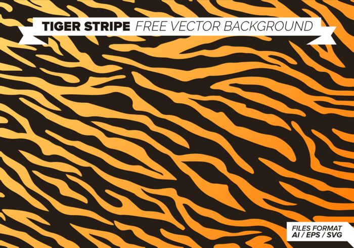 Tiger Stripe Free Vector Background