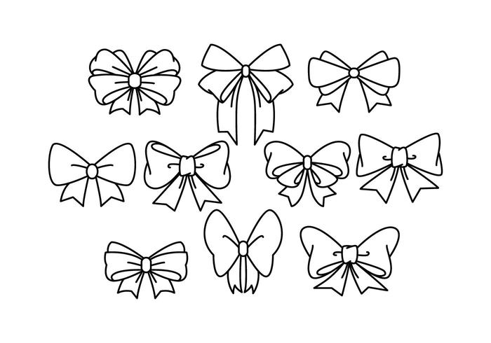 Free Hair Ribbon Vector Free Hair Ribbon Vector