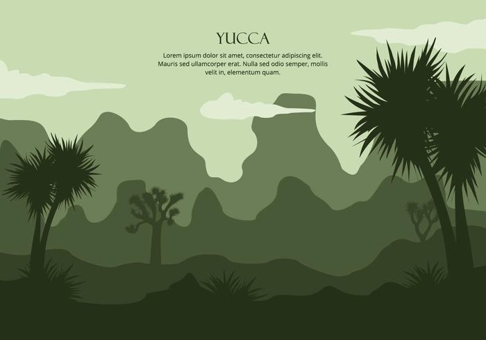 Yucca Background vector