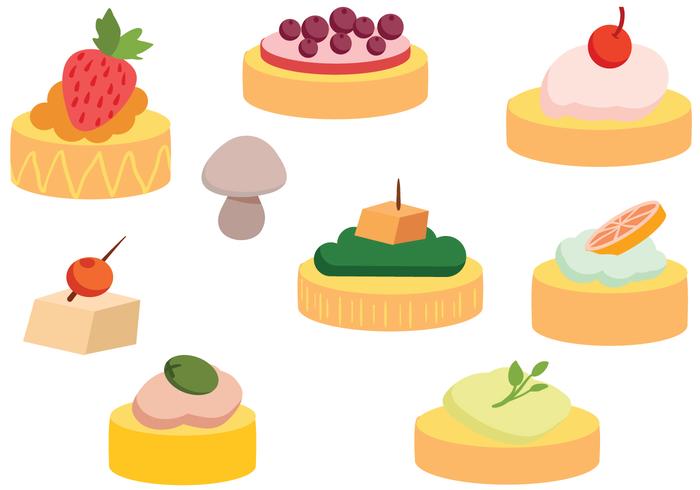 Free Canape Vectors