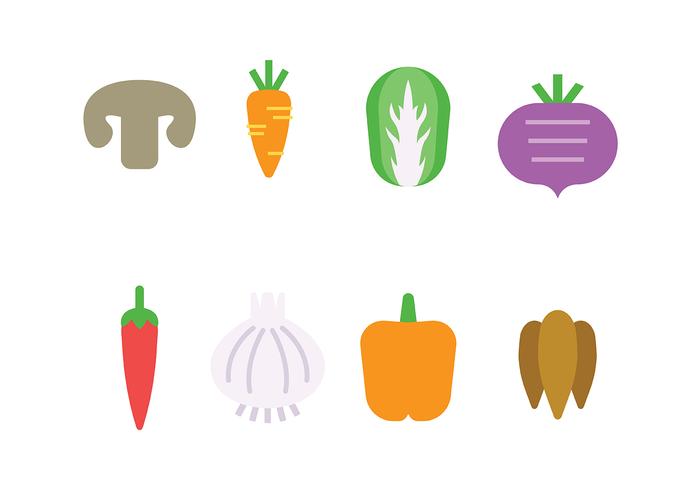 Vector Icono de verduras