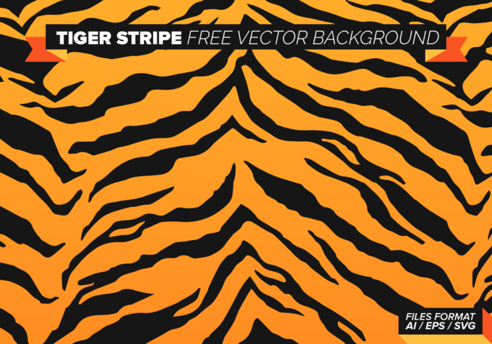 Tiger Stripe Free Vector Background