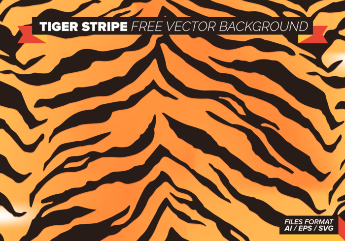 Tiger Stripe Free Vector Background