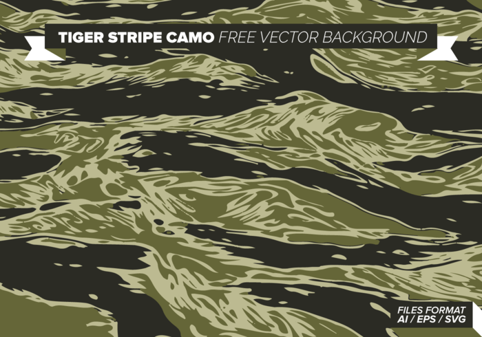 Tiger Stripe Camo Free Vector Background Tiger Stripe Camo Free Vector Background