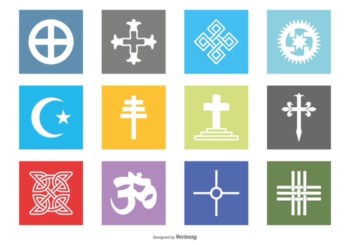 Religiosa Vector Icon Set