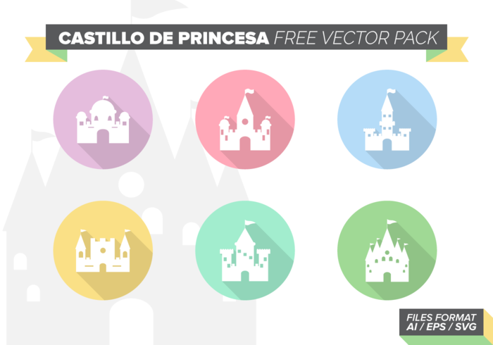 Castillos de Princesa Free Vector Pack Castillos de Princesa Free Vector Pack