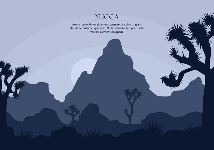 Yucca Background vector