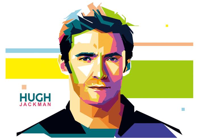 Hugh Jackman Vector WPAP