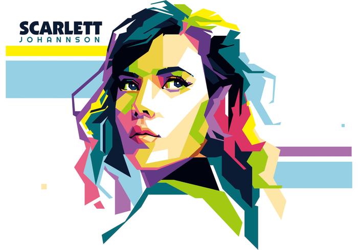 Scarlett Johannson vector WPAP