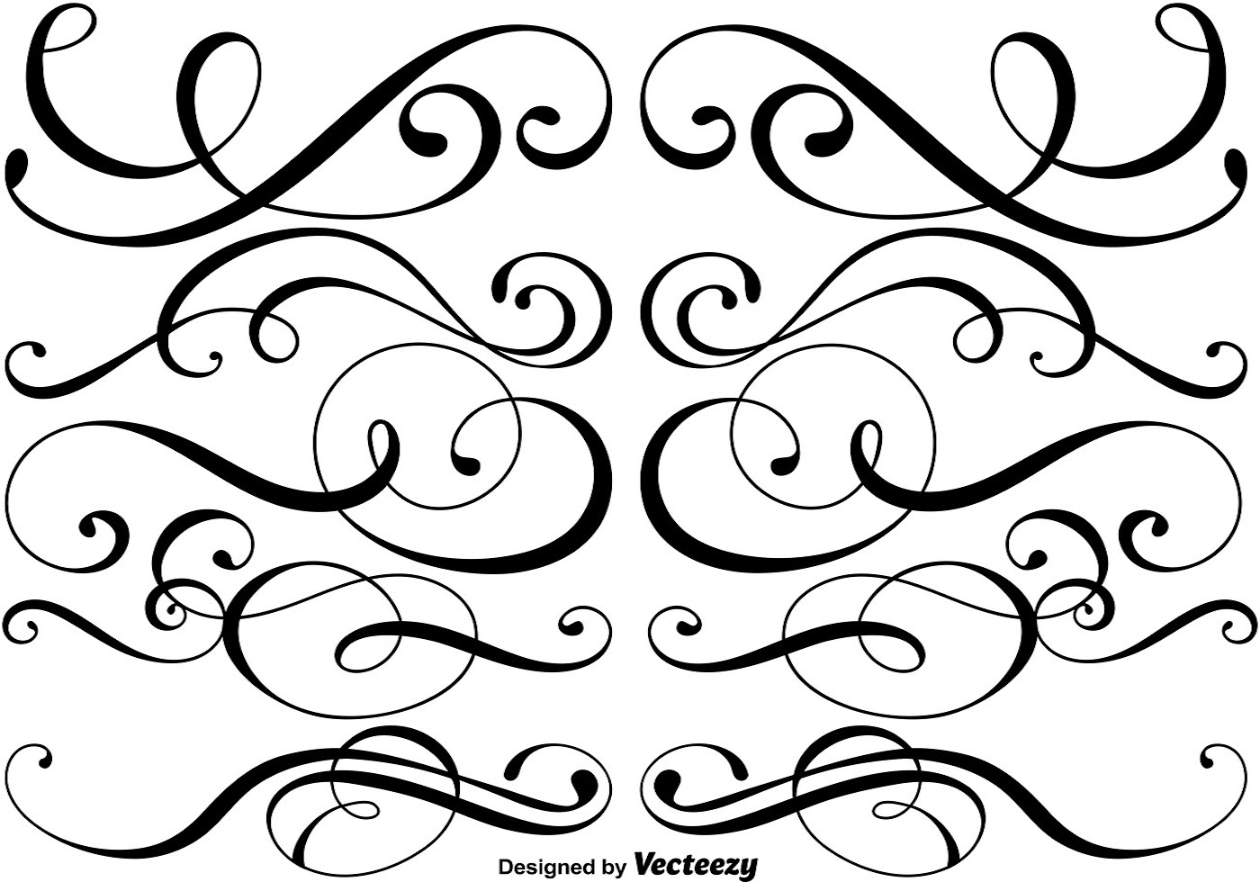 Vector line art free