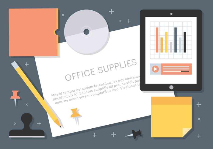 Free Vector Office Supplies Free Vector Office Supplies