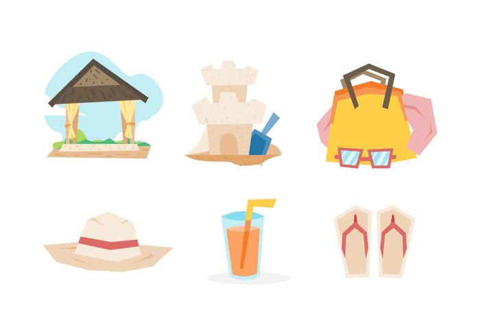 Free Outstanding Beach Holiday Vectors