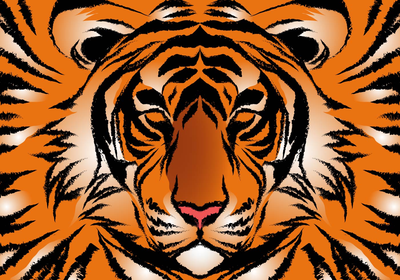 Bengal Tiger Stripes Background