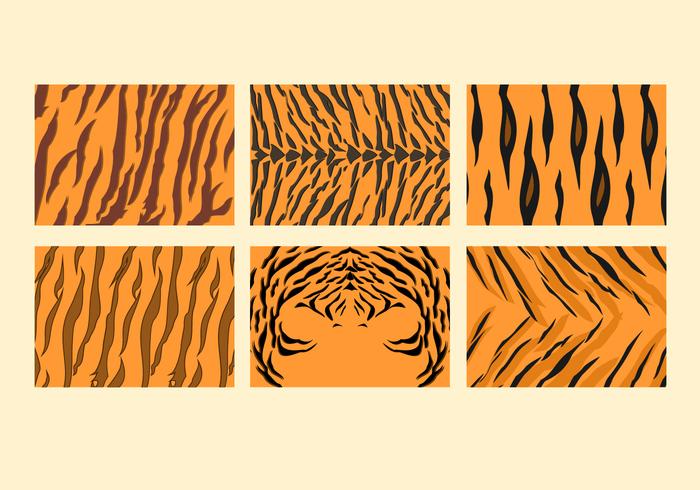 Free Tiger Stripe Pattern Vectors