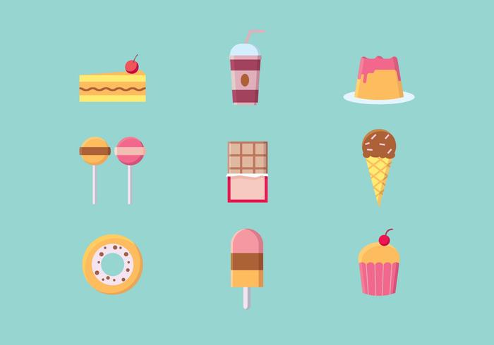 Delicious Dessert Vector Delicious Dessert Vector