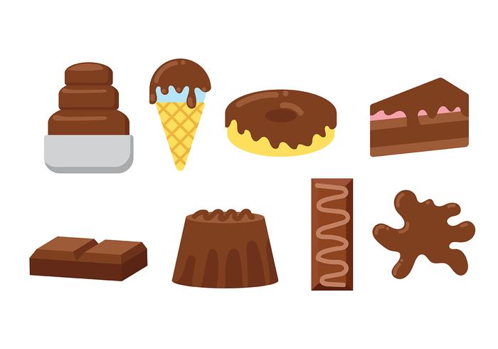 Chocolate Food Icon Vector