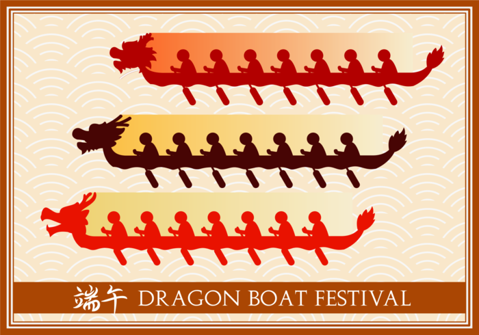 Vector Festival del Bote del Dragón