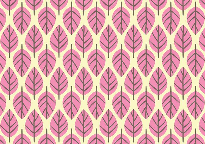 Pink Leaf Background Daun Vector