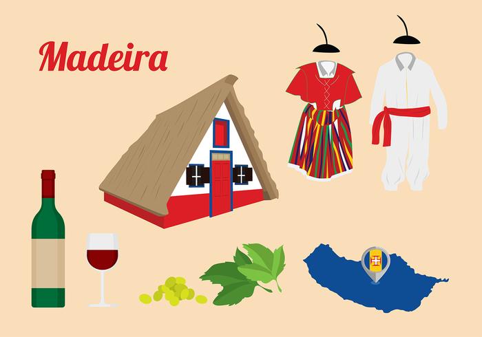Free Point of Interest from Madeira Vectors Free Point of Interest from Madeira Vectors