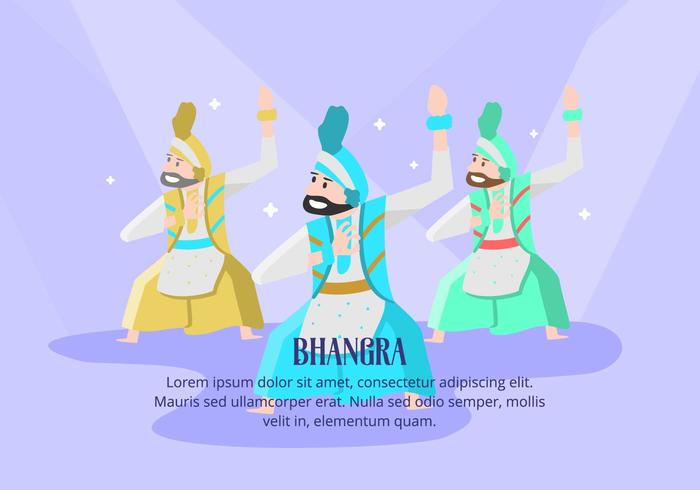 Antecedentes bhangra vector