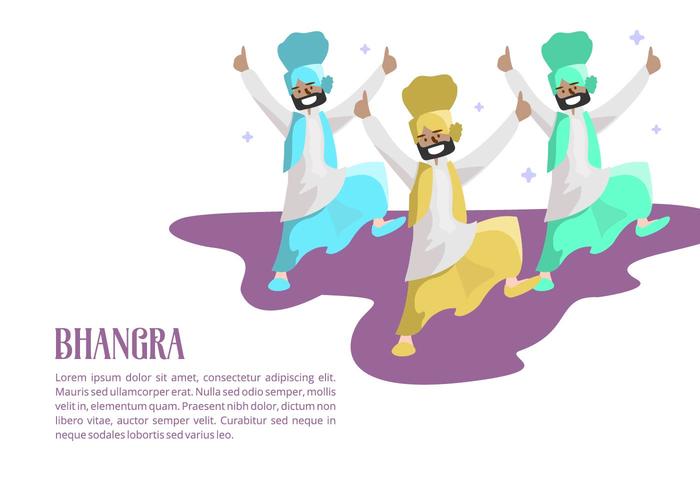 Antecedentes bhangra vector