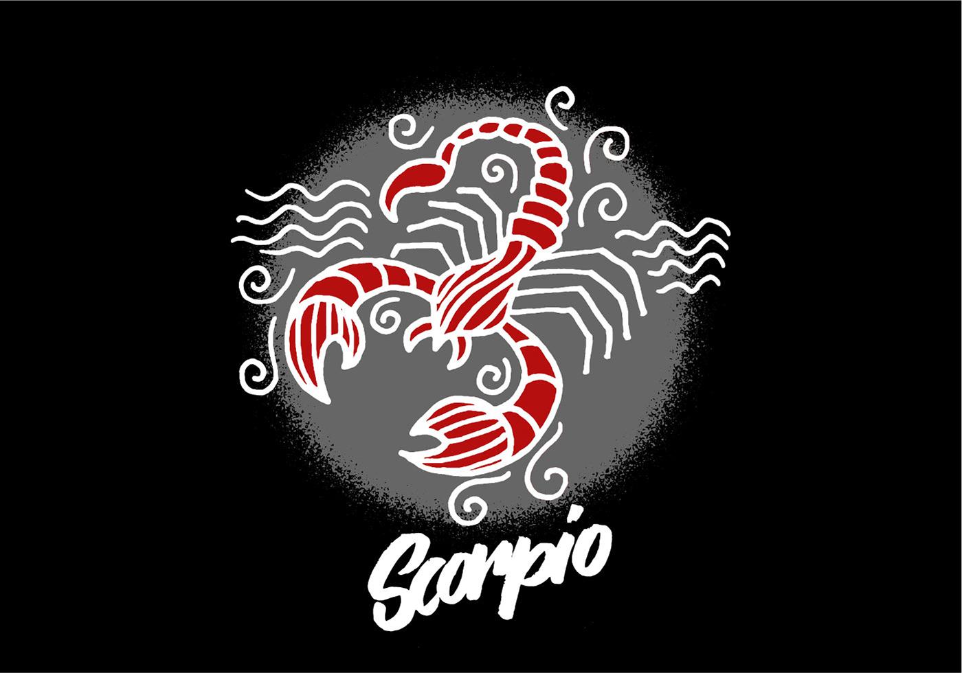 Scorpio Zodiac Symbol 142657 Vector Art at Vecteezy