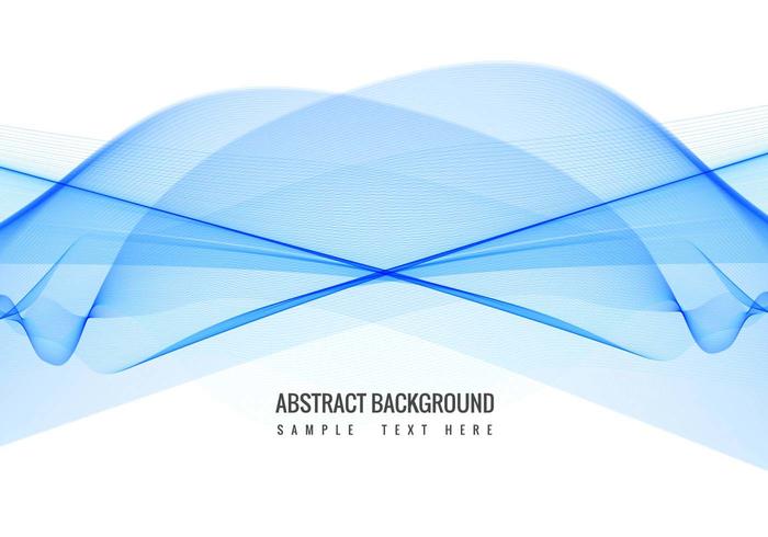 Free Vector Blue Wave background