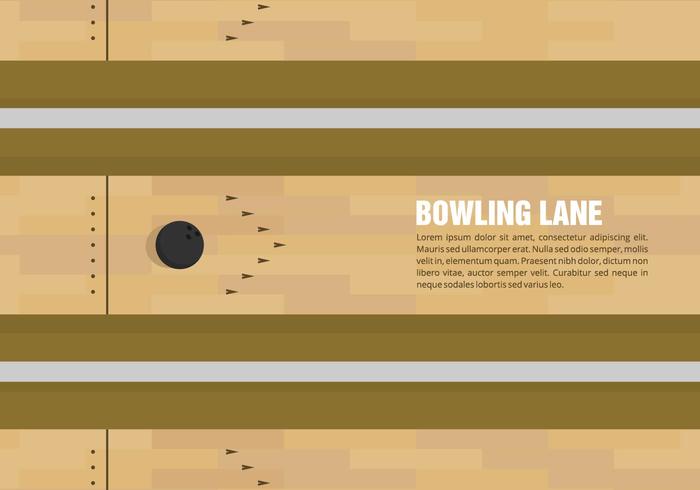 Bowling Lane Vector 