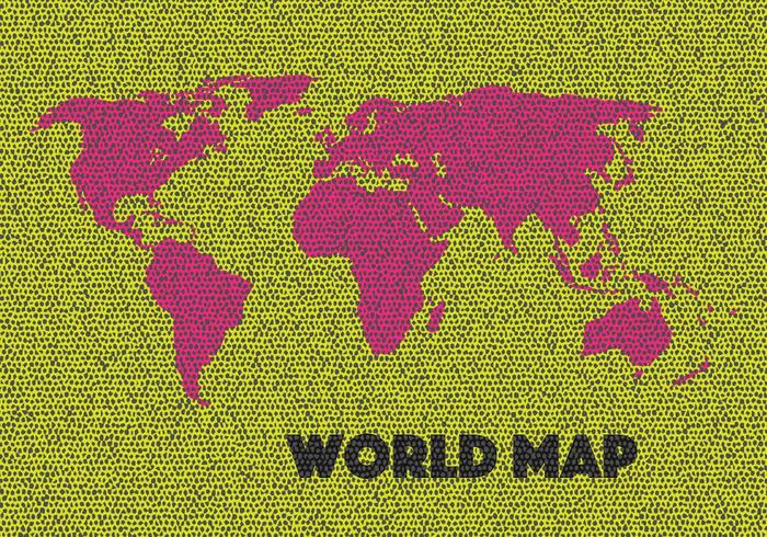 Mapa del mundo vectorial vector