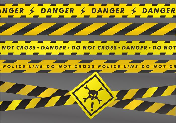 Danger Tapes Vector Sets