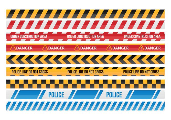 Free Danger Tape Vector Collections