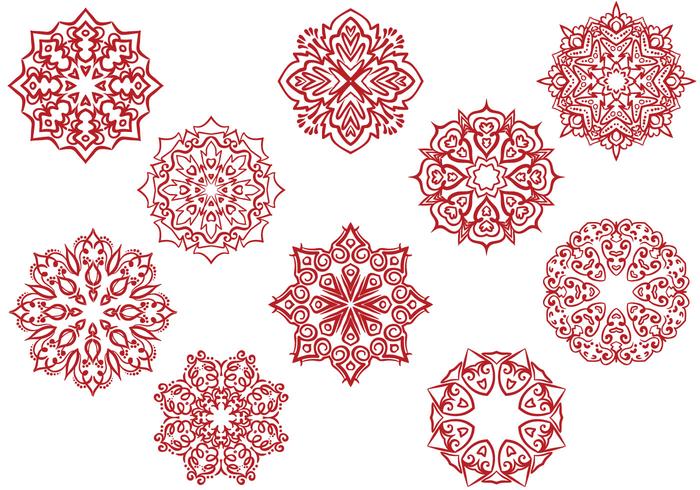 Free Circular Ornaments Vectors