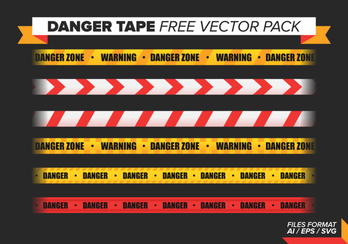 Danger Tape Free Vector Pack Danger Tape Free Vector Pack