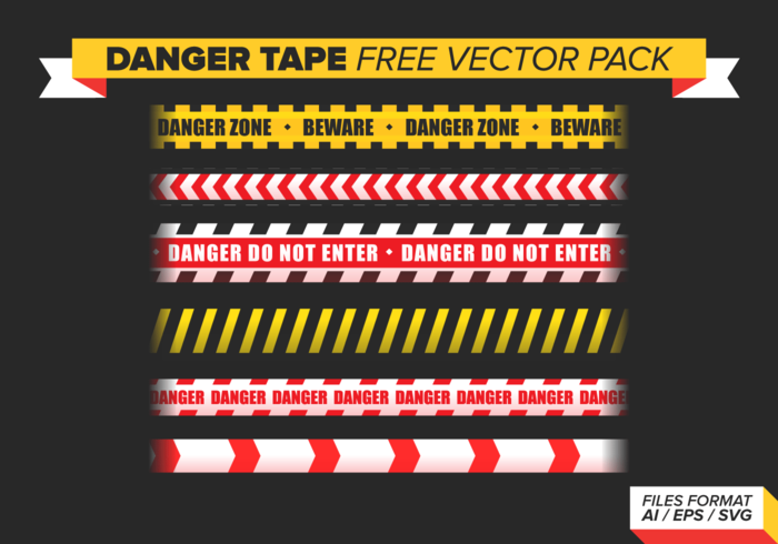 Danger Tape Free Vector Pack Danger Tape Free Vector Pack