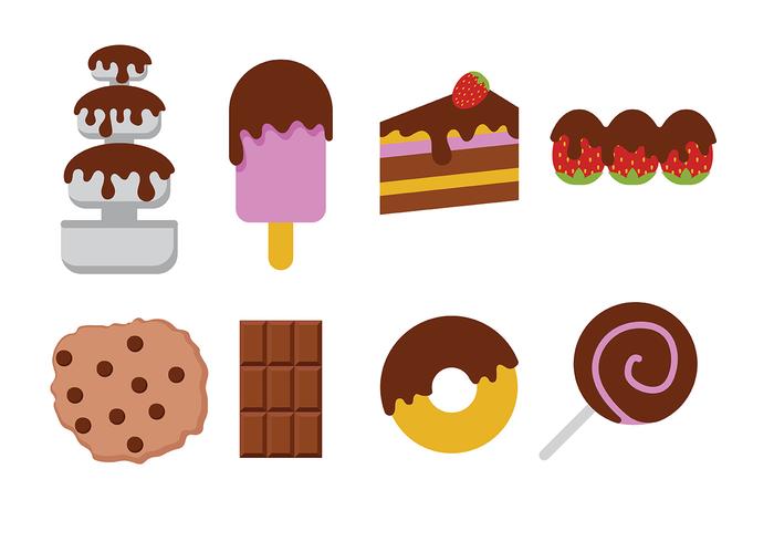 Chocolate Food Icon Vector